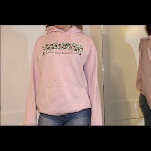 Pink hoodie